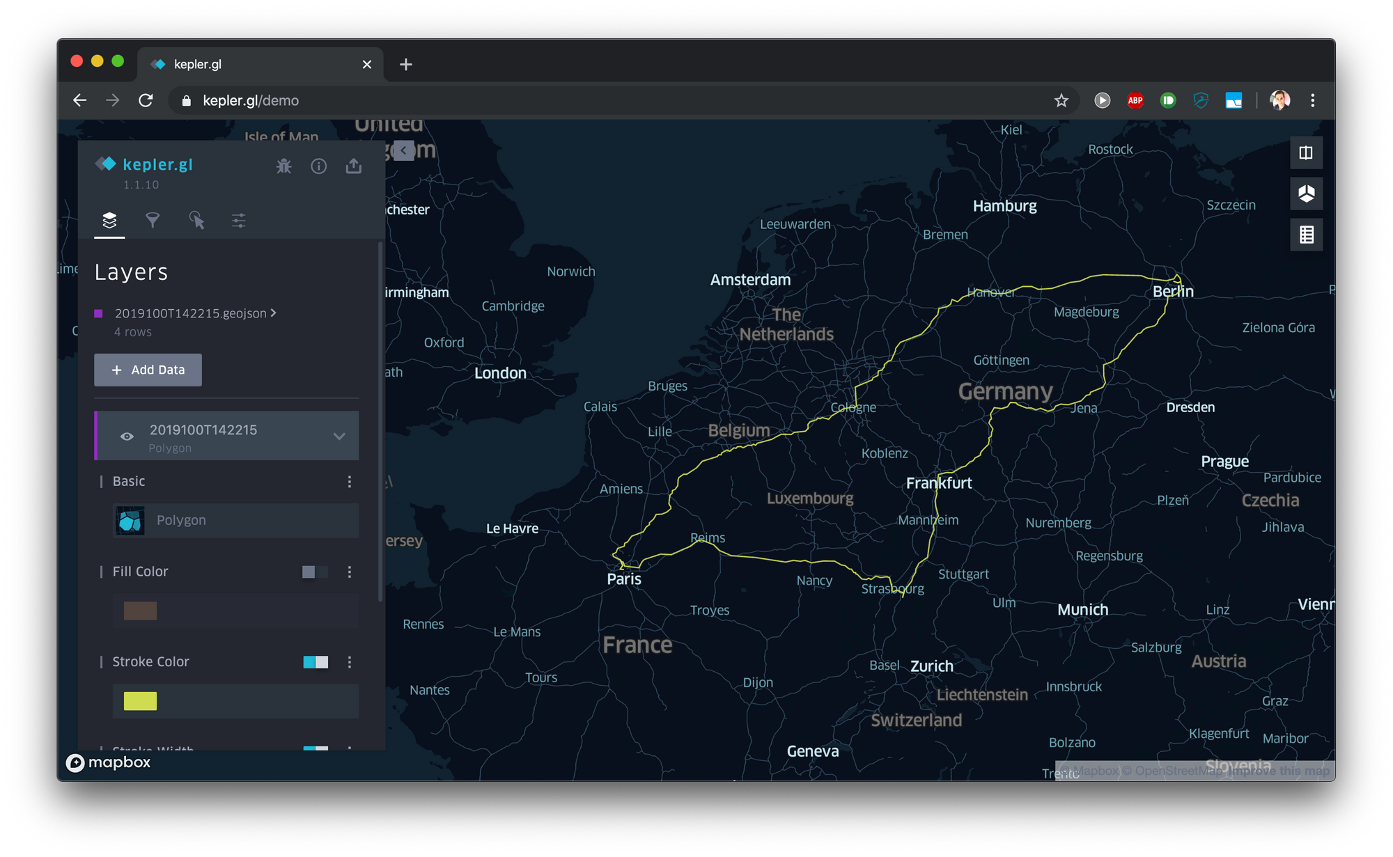 Visualize (your) train trips